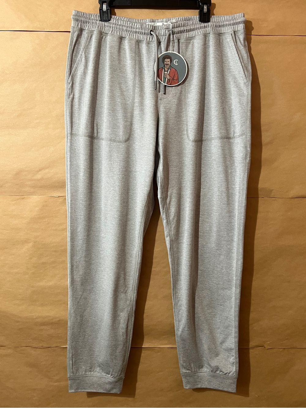 Criquet | NWT Men's Jogger Pants Pull-On Performance Heathered Grey Size XL